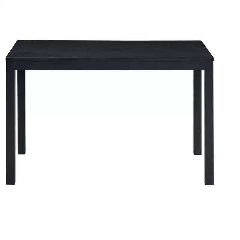 GDFStudio Ottilie, ensemble de salle à manger en bois 5 pièces avec table rectangulaire et 4 chaises