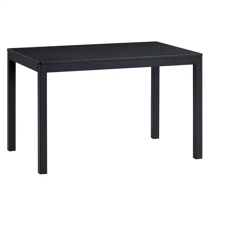 GDFStudio Ottilie, ensemble de salle à manger en bois 5 pièces avec table rectangulaire et 4 chaises
