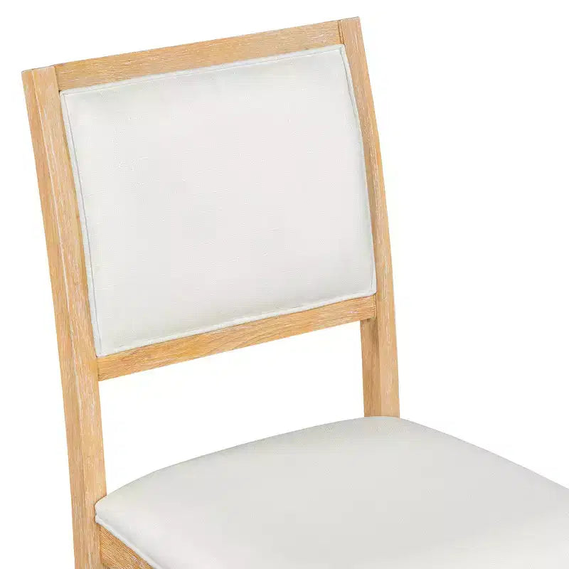 Ensemble de table à manger vintage Whisen et ensemble de table de cuisine rustique pour 6 personnes avec 4 chaises et un banc et des pieds sculptés rétro