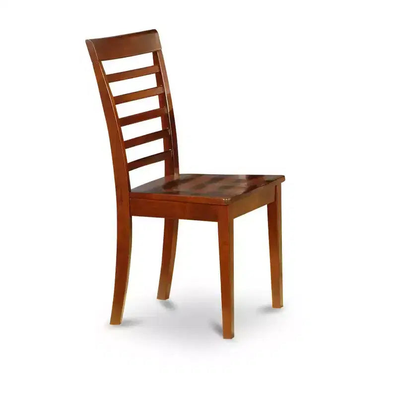 Ensemble table et chaises de cuisine/salle à manger antique - 5 pièces, table ronde de 36 pouces, finition acajou