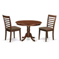 Round Kitchen Table Set with 4 Chairs - Modern Dinette Table & Wood Dining Set