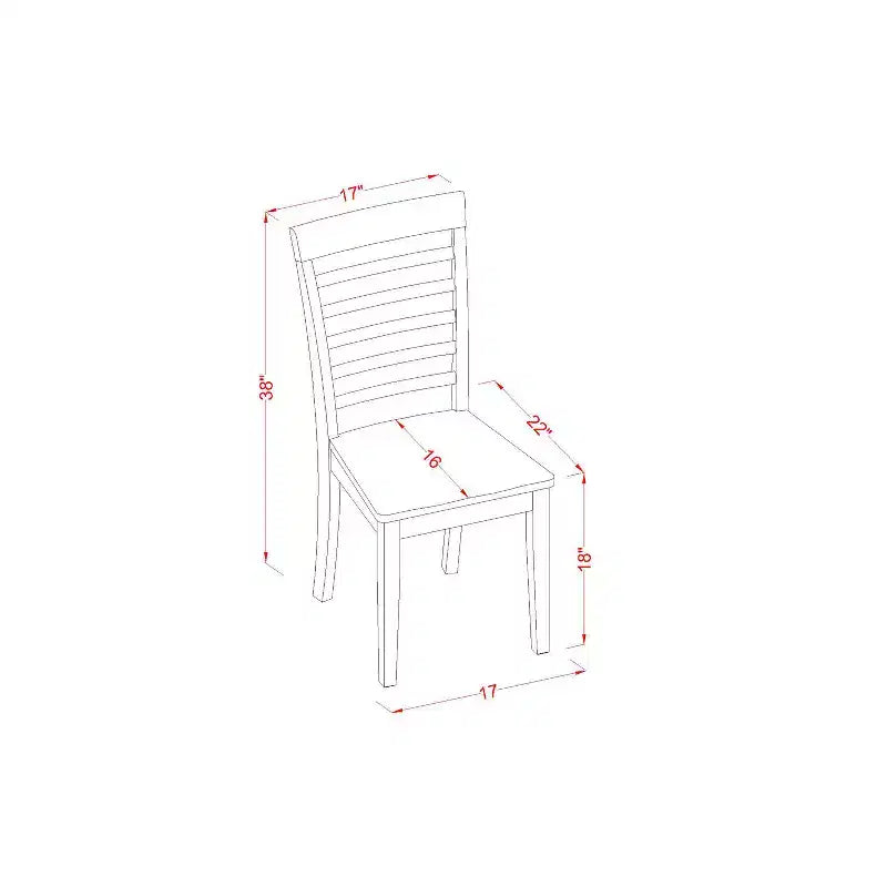 Ensemble Table et Chaises Salle à Manger Cuisine - Marron Selle - Rallonge Intégrée