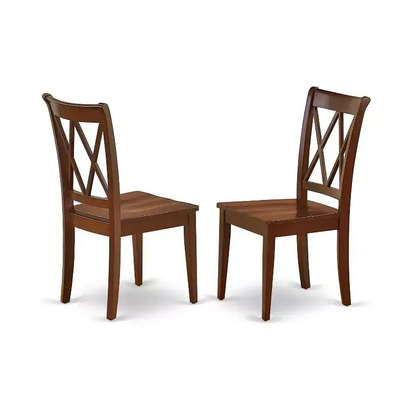 Ensemble de salle à manger rectangulaire - Ensemble table et chaises 5 pièces - Table de cuisine rustique de style ferme