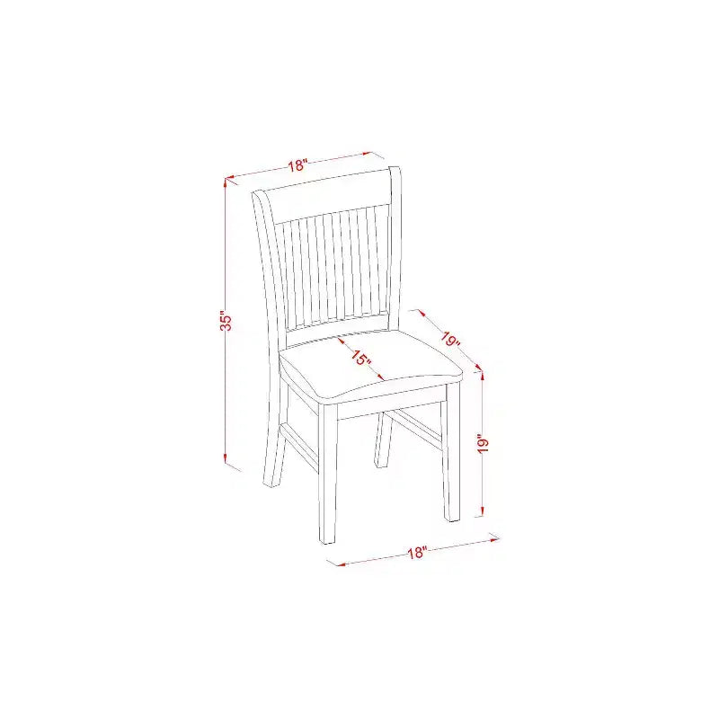 Ensemble table de cuisine ronde avec rallonges et chaises - Table à manger pour petits espaces - Finition bois élégante - Table de 42 po