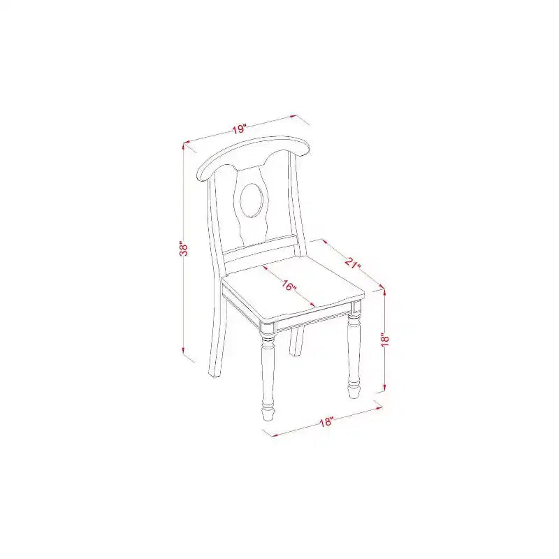 Ensemble de salle à manger contemporain - Table de cuisine chic 5 pièces avec chaises