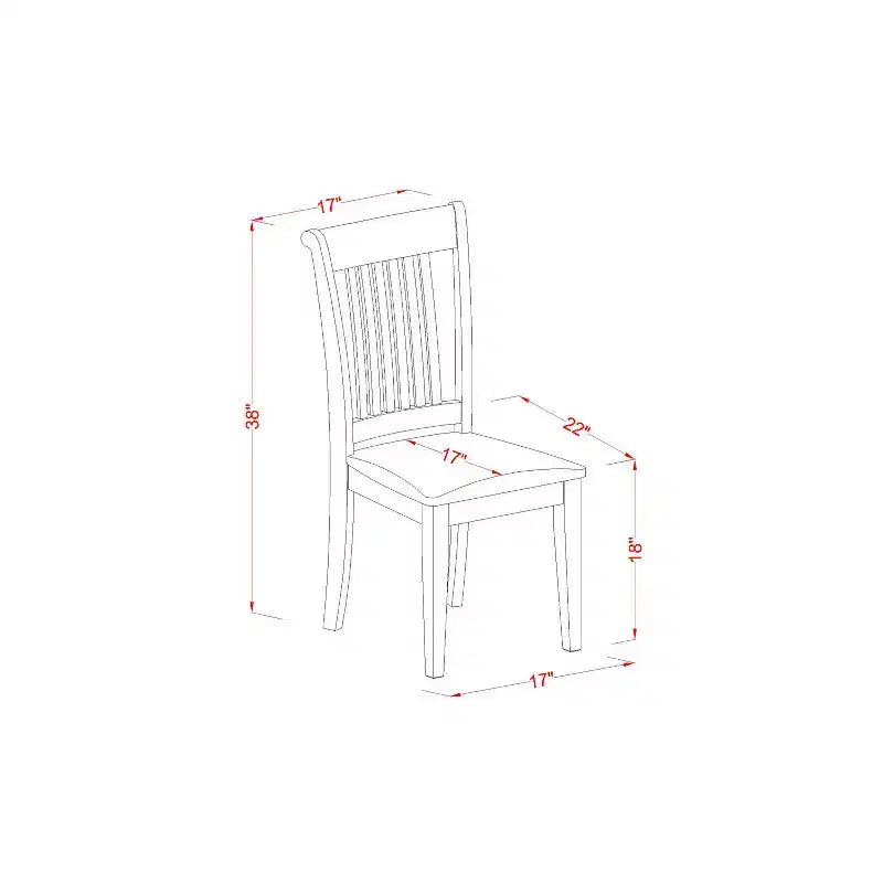 Ensemble de salle à manger vintage - Petite table et chaises de cuisine - Meubles de style victorien
