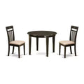 Coastal Dining Table Set - 5 Piece Kitchen Table with Chairs - Craftsman Style Table Set