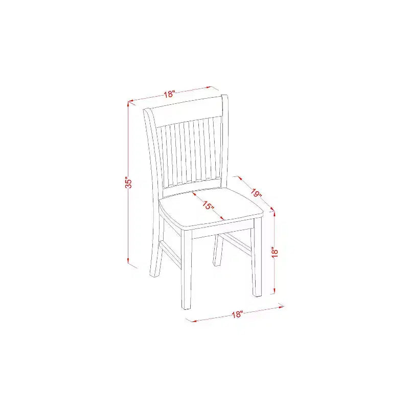 Ensemble table de cuisine ronde avec 2 chaises - Petite table et chaises de salle à manger