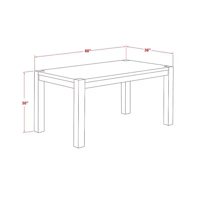 Table de salle à manger HomeStock 7 pièces en bois massif finition jacobéen vieilli avec 6 chaises