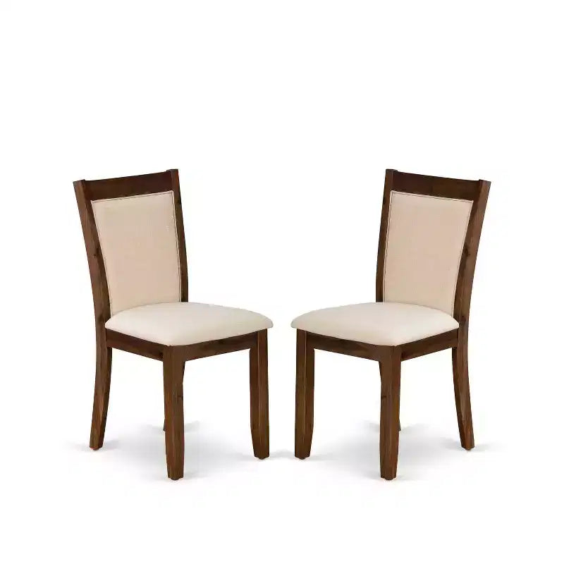 HomeStock 3-Piece Sand Blasted Black Finish Solid Wood Top Dining Table with 2-Chairs