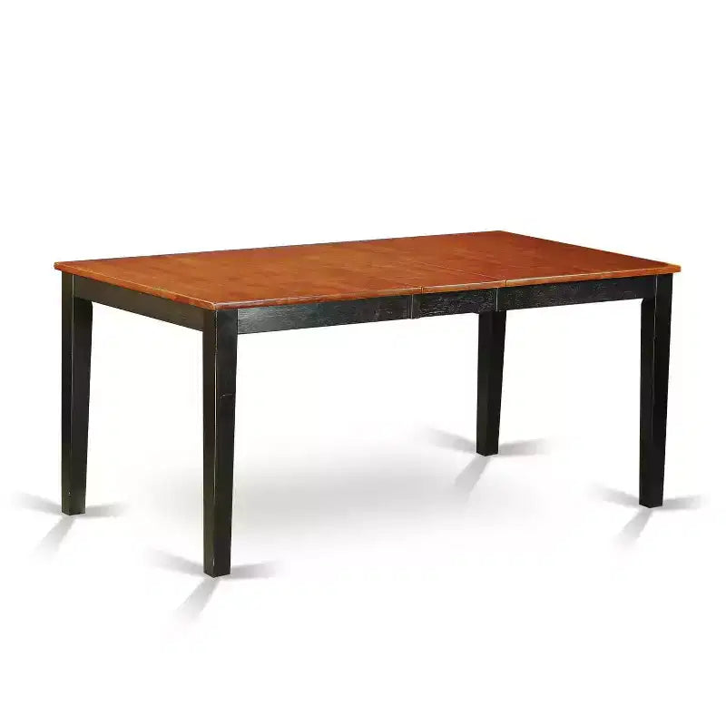 Ensemble table et chaises de salle à manger pour 8 personnes - Bois massif - Finition cerisier - Décoration intérieure