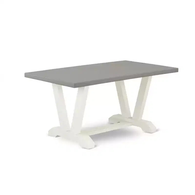 HomeStock Table à manger en bois massif finition chêne naturel 6 pièces avec 1 banc et 4 chaises