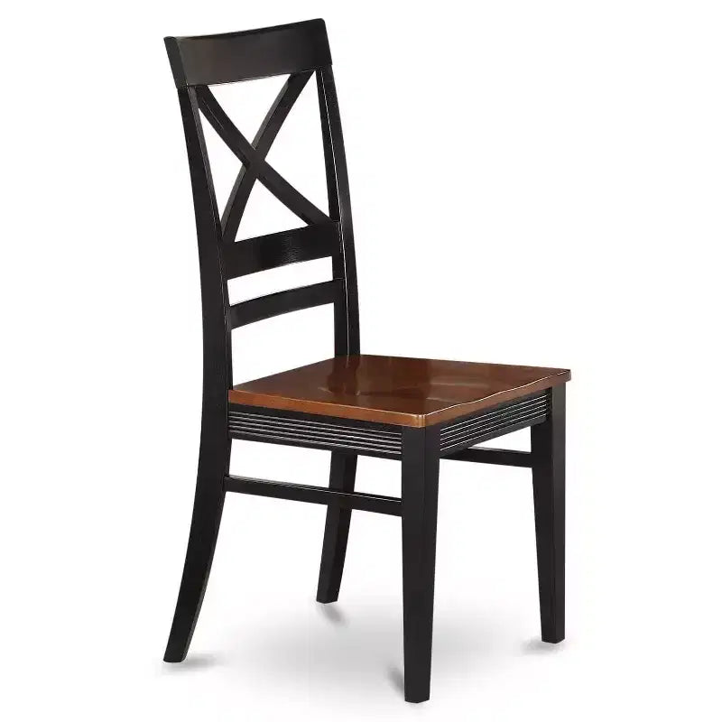 Ensemble de salle à manger 9 pièces - Table carrée avec rallonge papillon et 8 chaises - 137x137 cm