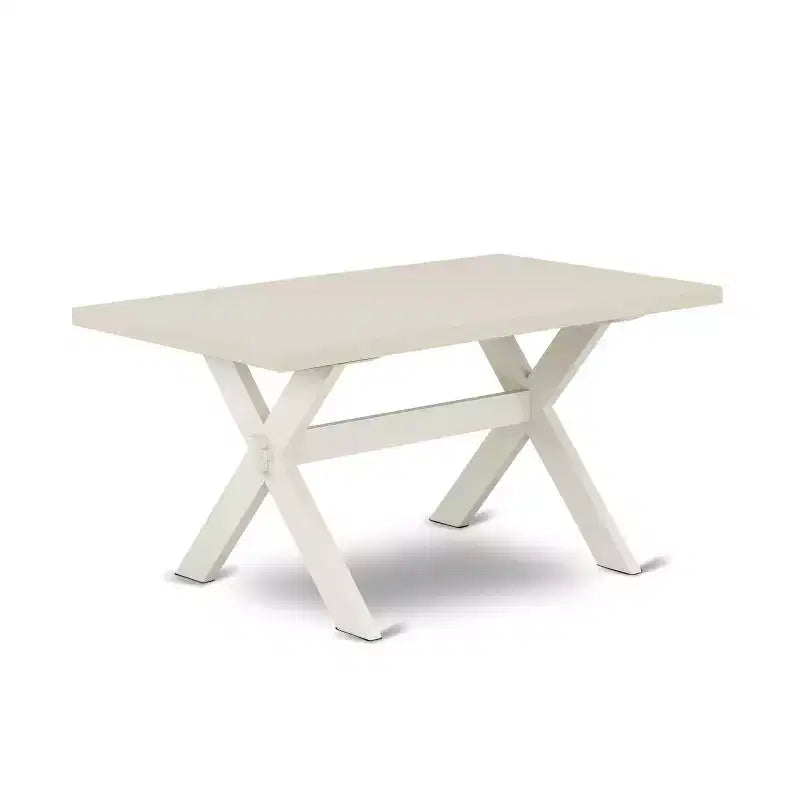 HomeStock – Table à manger 6 pièces avec plateau en bois massif finition chêne naturel, 1 banc et 4 chaises