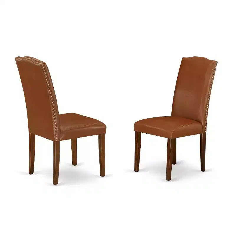 Ensemble de table de cuisine ronde - Table d'artisan côtier 3 pièces avec 2 chaises - Table à manger de 42 pouces