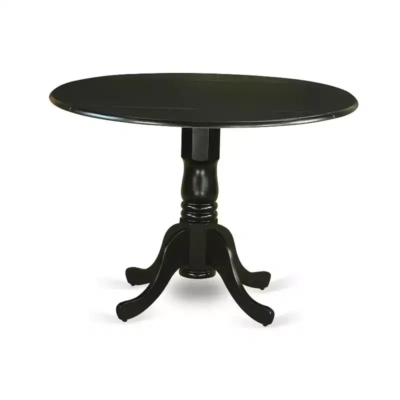 Retro Dining Set 3 Piece - Round Table & 2 Linen Chairs - 42 Inch Kitchen Table