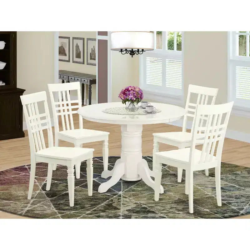 Ensemble de salle à manger style toscan - Table et chaises - Petite table de cuisine - Ensemble dinette en bois massif