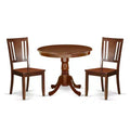 Round Dining Table Set - 36 Inch Table with 2 Chairs - Kitchen Dinette Set