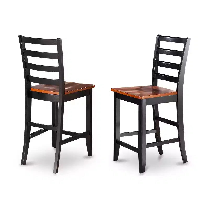 Ensemble de salle à manger Art Déco - Table ronde et chaises - Hauteur de cuisine moderne