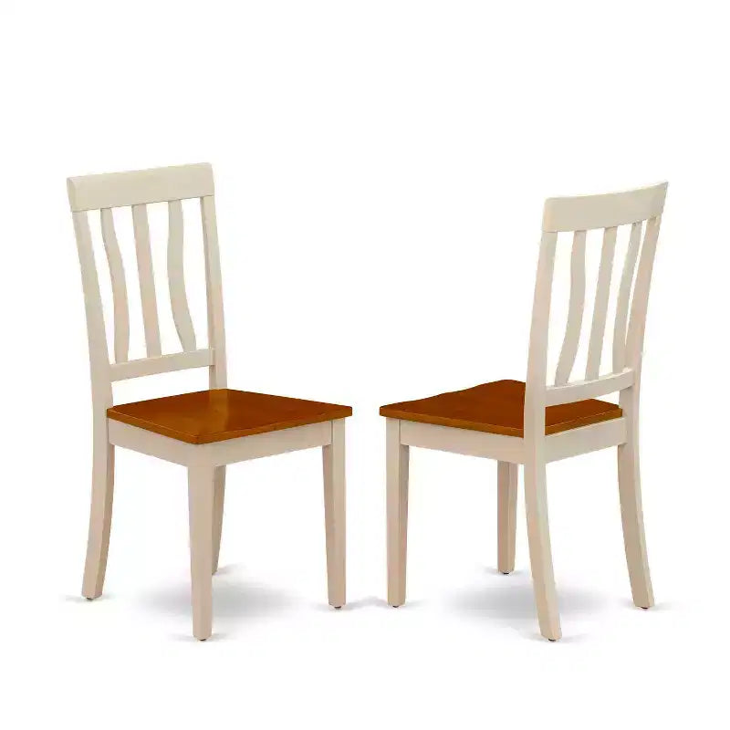 Ensemble de salle à manger 7 pièces de style Mid-Century - Table et chaises de cuisine modernes