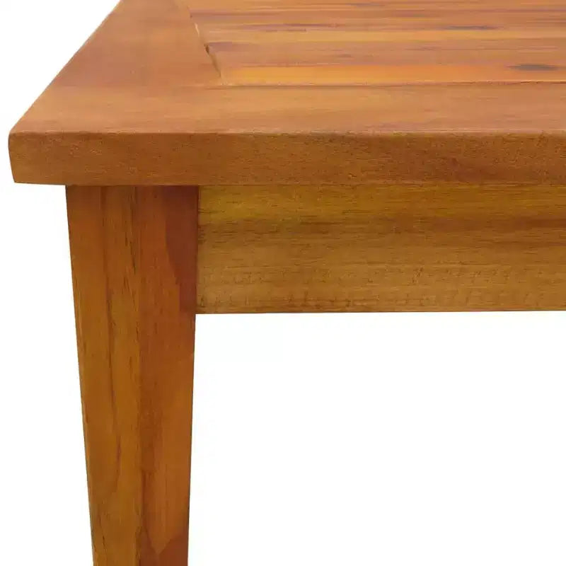 vidaXL Ensemble repas d'extérieur pliable marron en bois d'acacia massif Moyen