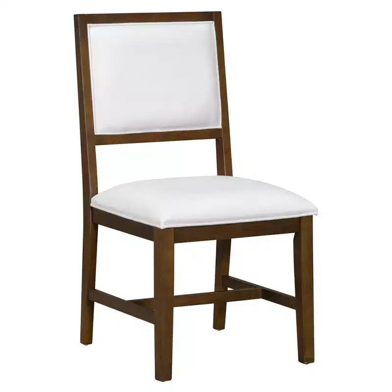 GDFStudio Mandy – Ensemble de salle à manger extensible 5 pièces style ferme avec chaises rembourrées