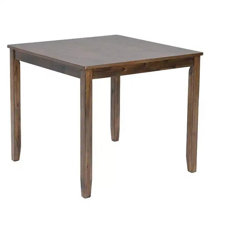 sumyeg Ensemble de 5 pièces de table de salle à manger en bois avec 4 chaises pour cuisine ou salle à manger