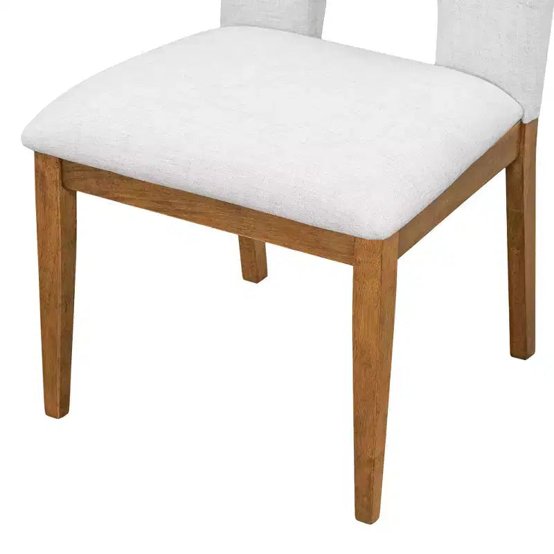 Ensemble de salle à manger rond extensible 5 pièces pour 4 personnes, table de salle à manger de cuisine moderne avec rallonge amovible et 4 chaises rembourrées pour salle à manger