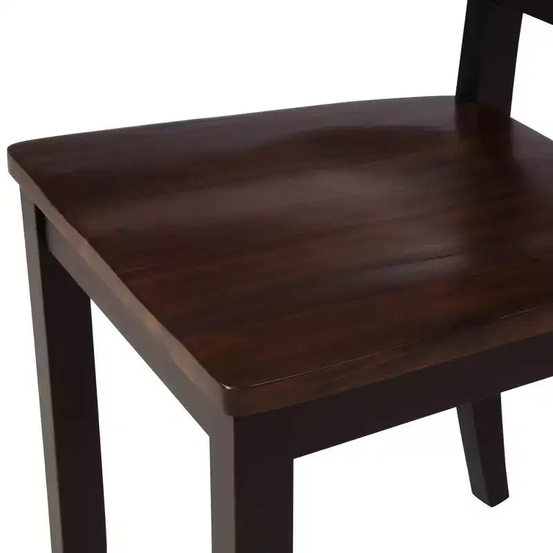 Ensemble de salle à manger 5 pièces pour 4 personnes, ensemble de table de cuisine rectangulaire en bois avec 4 chaises, ensemble de salle à manger de style ferme pour la cuisine