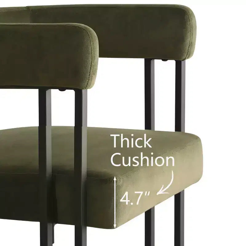 Ensemble de table à manger extensible 47-83 pour 8, table noire et 8 fauteuils en velours avec pieds en métal élégants, idéal pour les réceptions - Panipeachy
