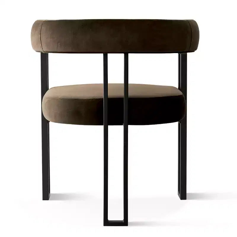 Ensemble de table à manger extensible 47-83 pour 8, table noire et 8 fauteuils en velours avec pieds en métal élégants, idéal pour les réceptions - Panipeachy