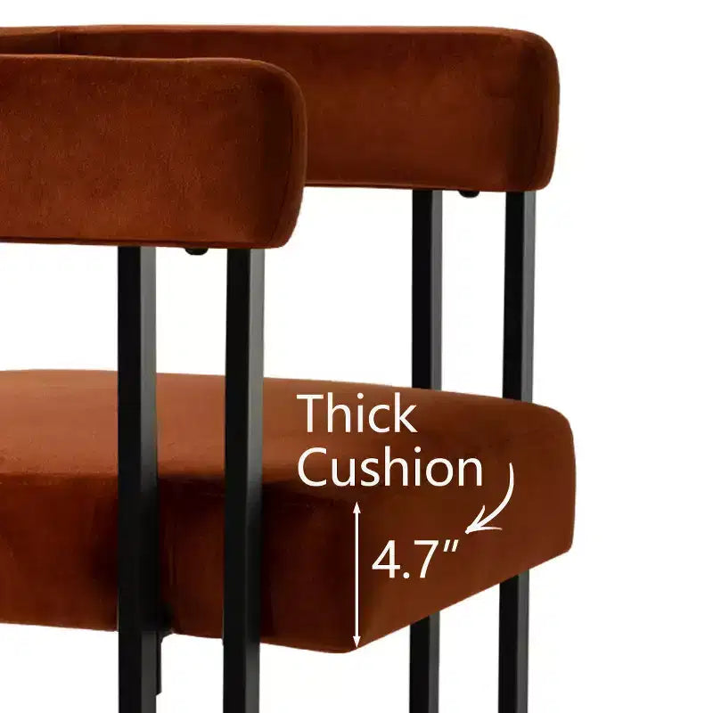 Ensemble de table à manger extensible 47-83 pour 8, table noire et 8 fauteuils en velours avec pieds en métal élégants, idéal pour les réceptions - Panipeachy