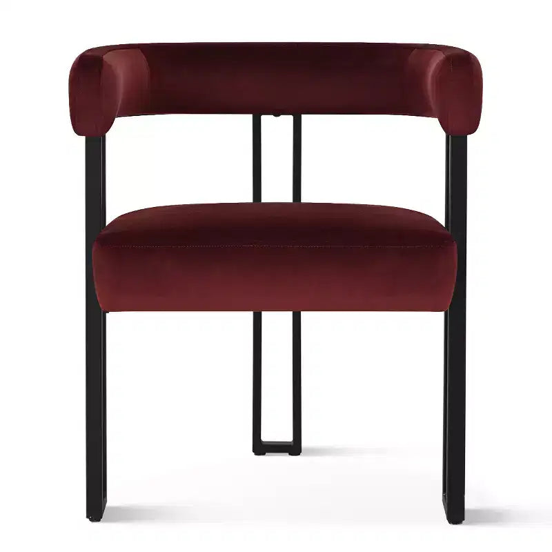 Ensemble table à manger extensible 47-83 pour 4 personnes, table noire et 4 chaises de salle à manger rembourrées en velours avec pieds en métal, style moderne - Panipeachy