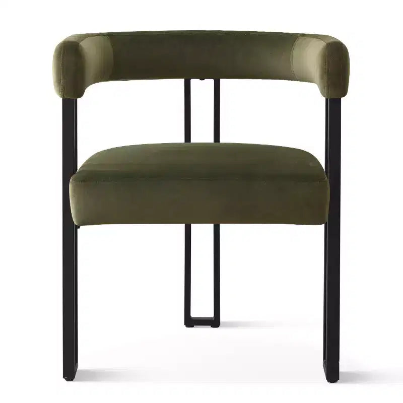 Ensemble table à manger extensible 47-83 pour 4 personnes, table noire et 4 chaises de salle à manger rembourrées en velours avec pieds en métal, style moderne - Panipeachy