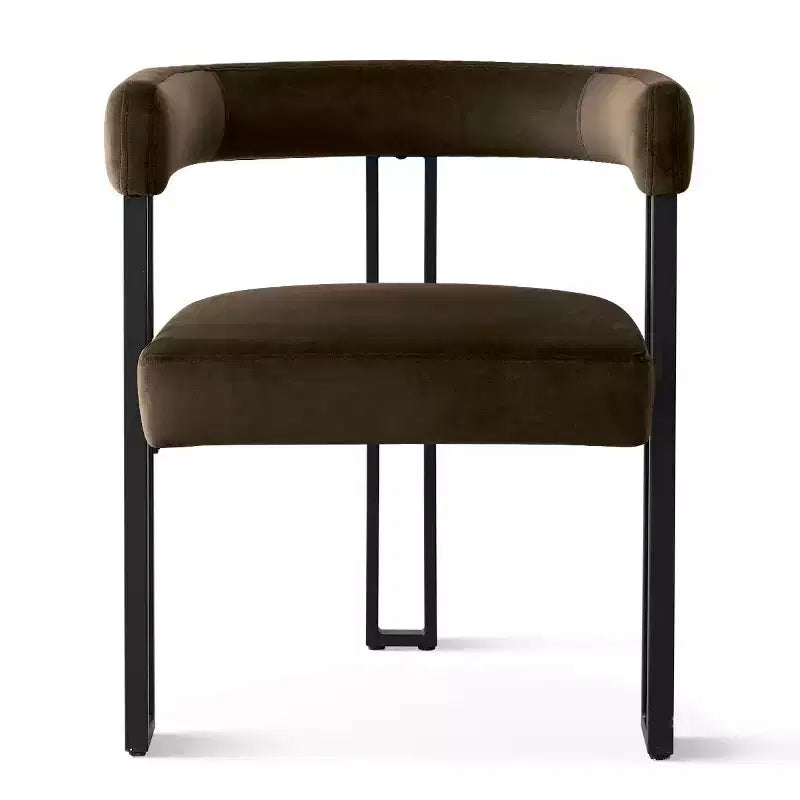 Ensemble table à manger extensible 47-83 pour 4 personnes, table noire et 4 chaises de salle à manger rembourrées en velours avec pieds en métal, style moderne - Panipeachy