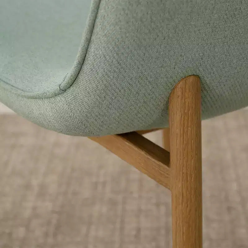Ensemble de salle à manger rond 5 pièces, table piédestal 37" avec plateau aspect bois et chaises courbées rembourrées, style moderne-Panipeachy