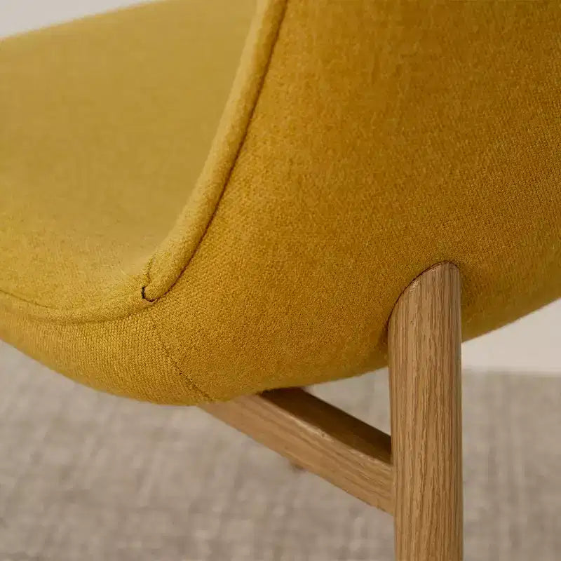 Ensemble de salle à manger rond 5 pièces, table piédestal 37" avec plateau aspect bois et chaises courbées rembourrées, style moderne-Panipeachy