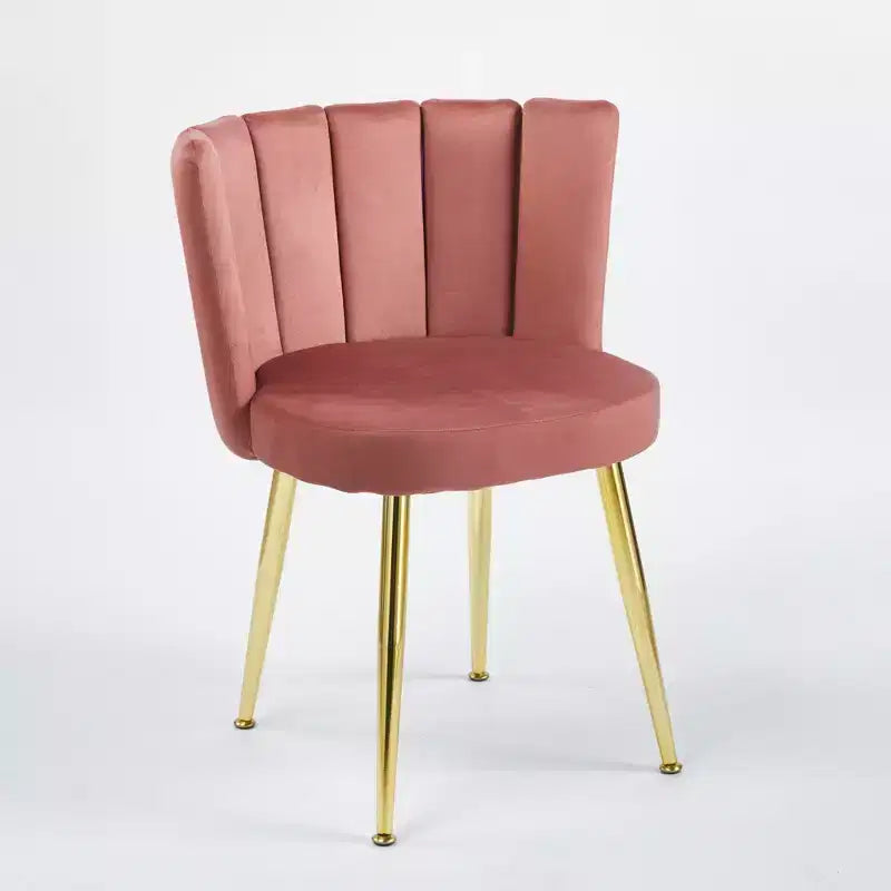 Ensemble de salle à manger 5 pièces style Mid-Century avec plateau en verre et pieds en métal pour 4 à 6 personnes, fait aussi office de table basse