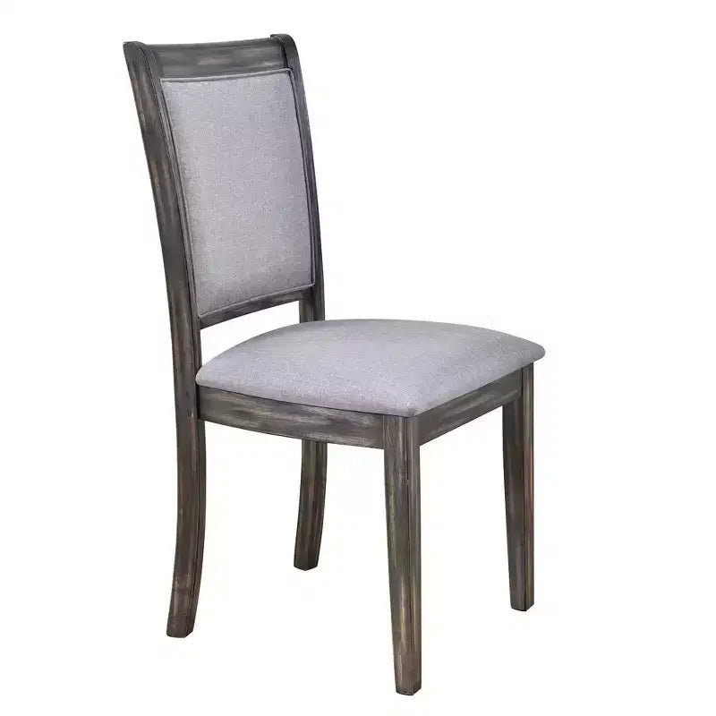 Ensemble de salle à manger rustique extensible 6 pièces Whisen, comprenant une table de salle à manger à tréteaux de 195,3 cm et 4 chaises de salle à manger rembourrées, 1 banc.