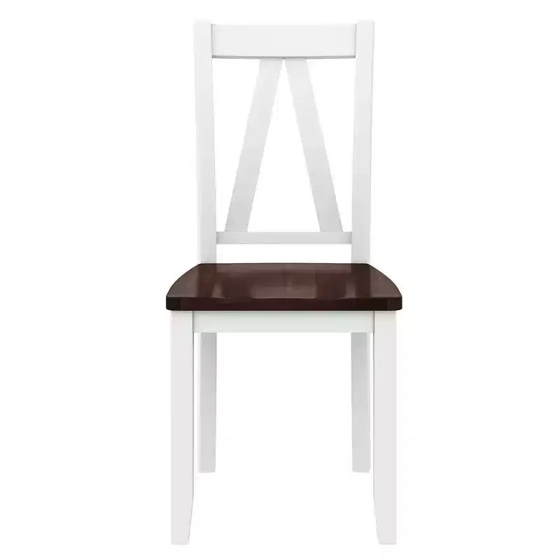 Ensemble de salle à manger Whisen 6 pièces en bois pour 6 personnes, table à manger rectangulaire et 4 chaises d'appoint, long banc