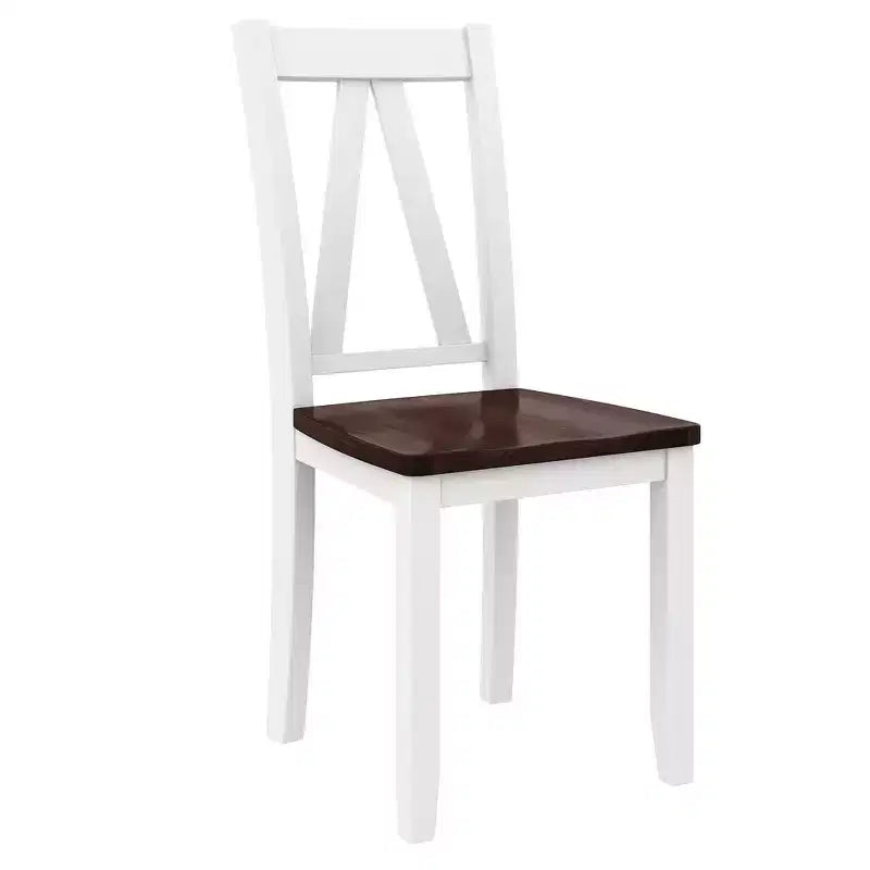 Ensemble de salle à manger Whisen 6 pièces en bois pour 6 personnes, table à manger rectangulaire et 4 chaises d'appoint, long banc