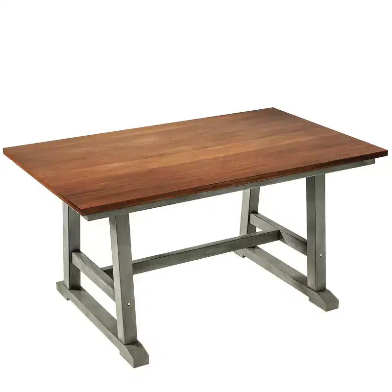 Ensemble de salle à manger Whisen 6 pièces en bois pour 6 personnes, table à manger rectangulaire et 4 chaises d'appoint, long banc