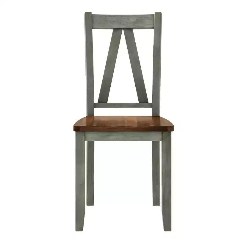 Ensemble de salle à manger Whisen 6 pièces en bois pour 6 personnes, table à manger rectangulaire et 4 chaises d'appoint, long banc