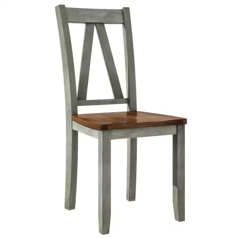 Ensemble de salle à manger Whisen 6 pièces en bois pour 6 personnes, table à manger rectangulaire et 4 chaises d'appoint, long banc