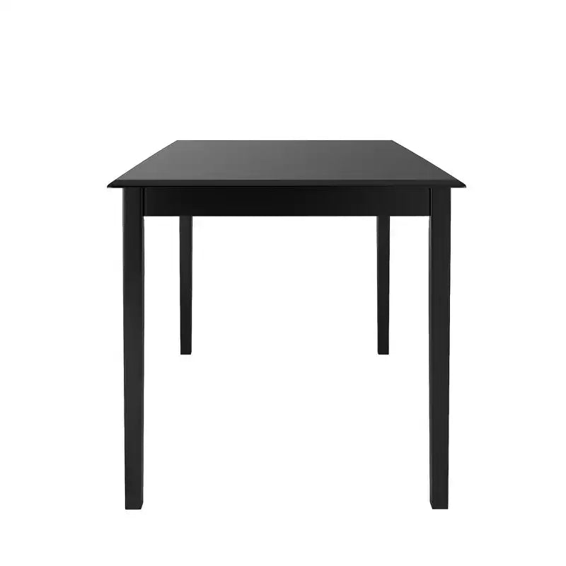 Ensemble de salle à manger Salido - 5 pièces - Vinyle noir - iNSPIRE Q