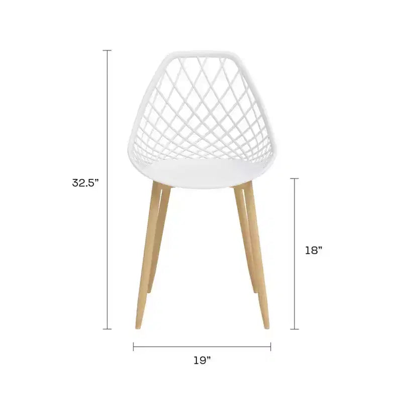 Ensemble de salle à manger Kurv 3 pièces blanc - Jamesdar