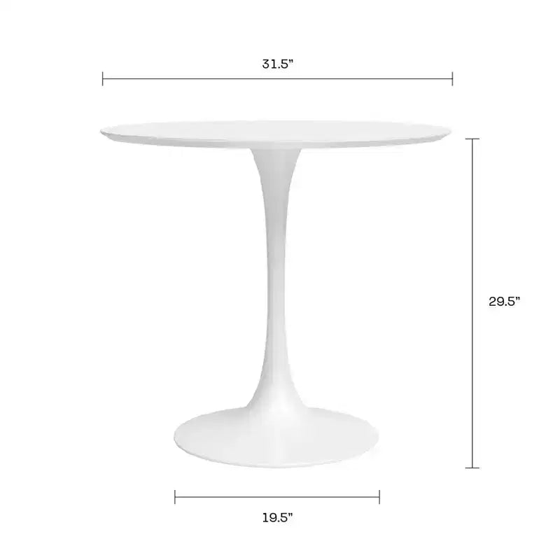 Ensemble de salle à manger Kurv 3 pièces blanc - Jamesdar