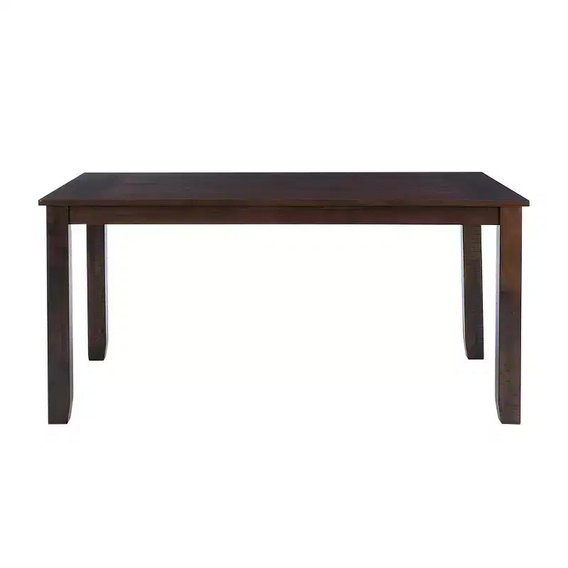 Ensemble de salle à manger rectangulaire 6 pièces Lewis Powell marron