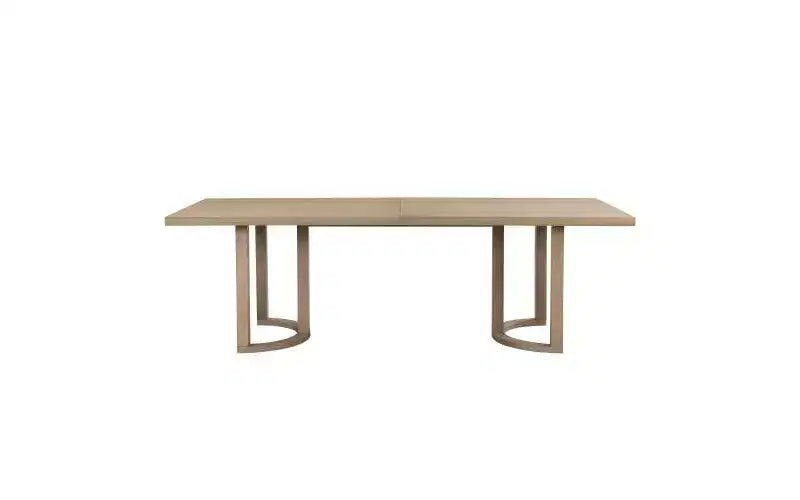 Ensemble de salle à manger Christopher Knight Home Ellie moderne 7 pièces en bois d'hévéa et tissu d'ameublement beige/frêne clair