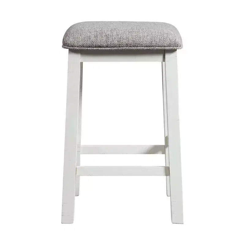 Ensemble table à manger multifonctionnelle Stanford blanche - Picket House Furnishings : 4 pièces, haute, cadre en MDF, revêtement en polyester